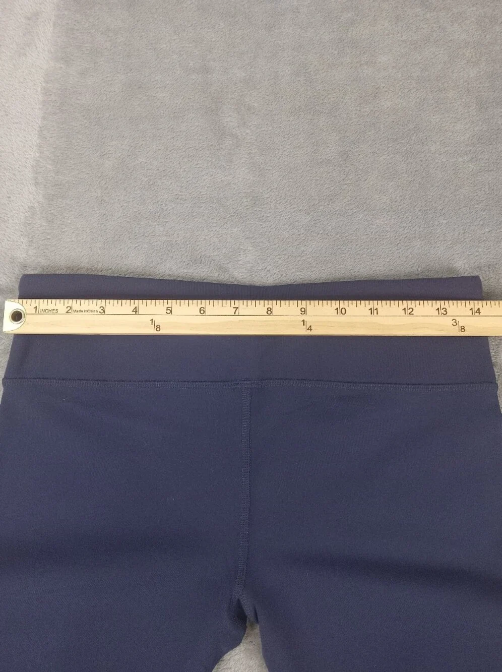 Alo Yoga Goddess Ribbed Legging Scrunched Blue & Black Yoga Pants Women Size:L - Picture 6 of 9